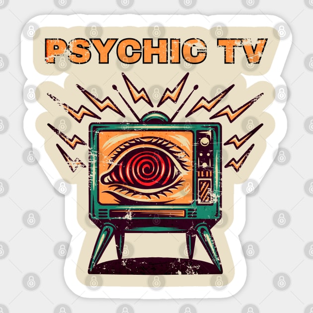 vintage psychic Fanart Sticker by We Only Do One Take